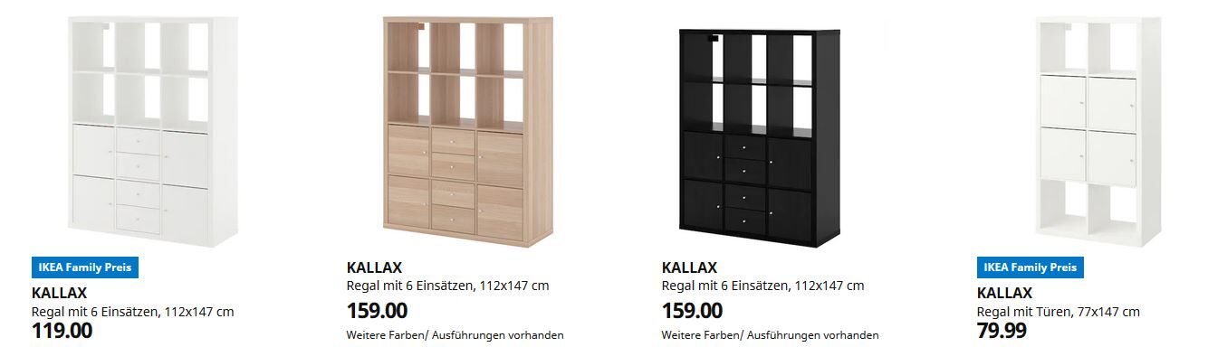 IKEA Kallax bestellen